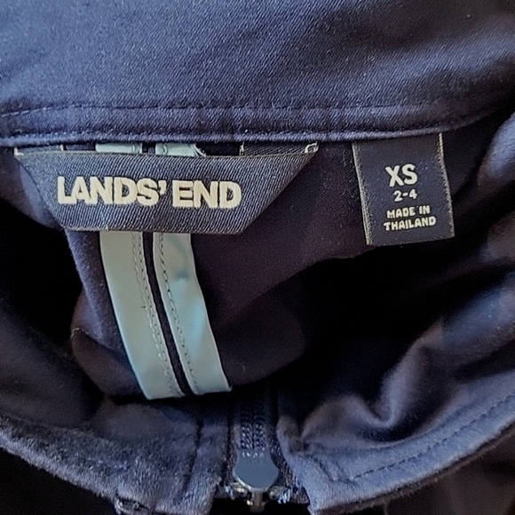 Lands' End hooded drawstring cinch waist jacket - Picture 6 of 6